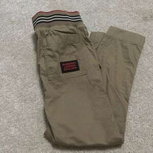 Burberry khaki pants worn once 6Y
